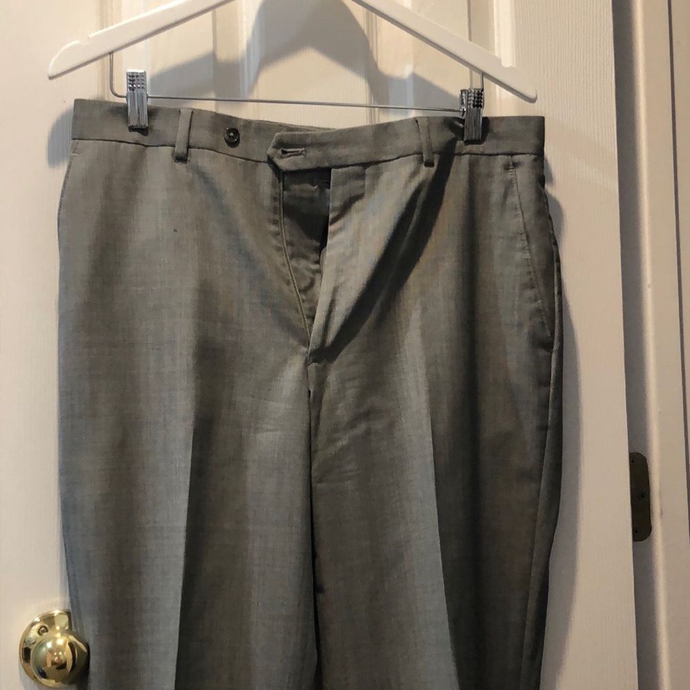 Mens Grey Dress Pants